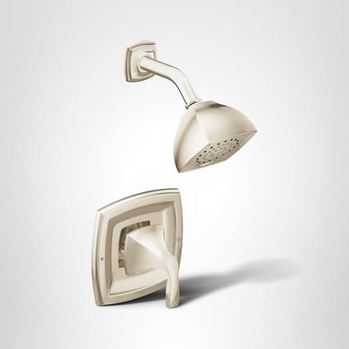 Moen Voss Posi Temp Pressure Balancing Shower Trim Kit Polished in Polished Nickel - T2692NL