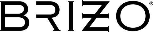 Brizo logo in black text with registered trademark symbol.