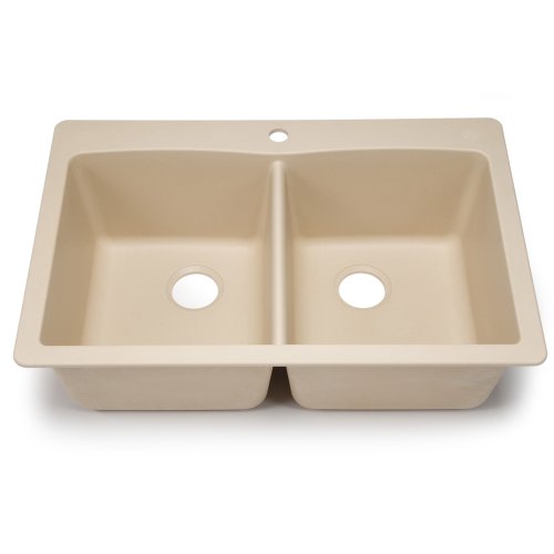 Blanco Diamond Equal Double Bowl Granite Composite Sink 33" x 22" Drop-In or Undermount - 441217