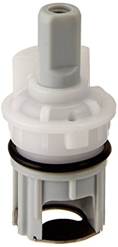 Delta RP1740MBS stem assembly with white plastic cartridge body, gray metal stem, and black rubber seal ring.