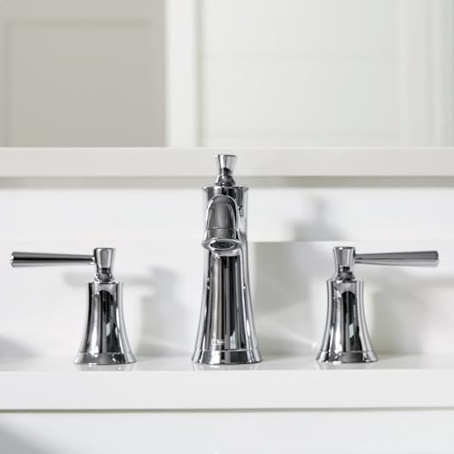hansgrohe 04774820 Joleena Widespread Faucet 100 with Pop-Up Drain, 1.2 GPM in Brushed Nickel