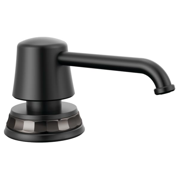 Brizo RP101658BLBNX The Tulham Kitchen Collection by Brizo Soap/Lotion Dispenser: Matte Black / Brilliance Black Onyx