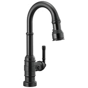 Delta Broderick Single Handle Pull-Down Bar/Prep Faucet with Touch2O Technology