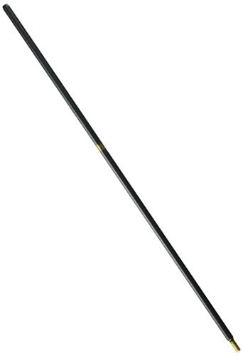 Diagonal dark bronze metal rod with tapered point, Venetian bronze finish.