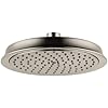 Hansgrohe 28421821 Raindance Classic Shower Head 180 1-Jet, 2.5 GPM in Brushed Nickel