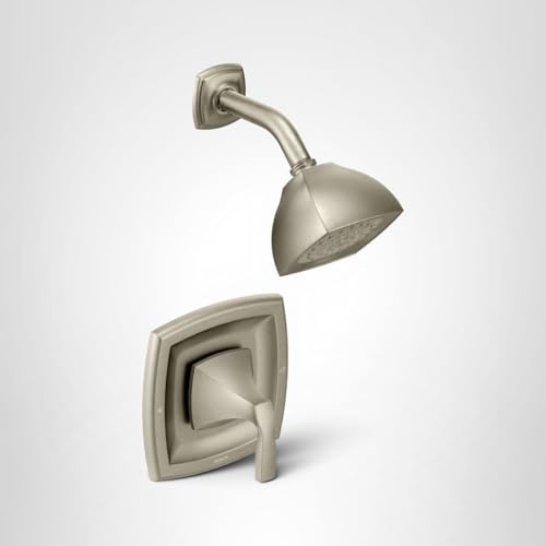 Moen Voss Posi Temp Posi Temp Pressure Balancing Shower Trim Kit in Nickel - T2692BN
