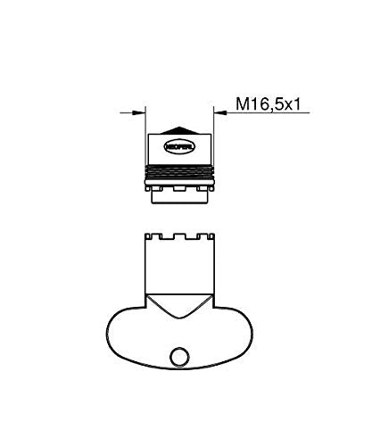 Grohe Repair Parts 13943000 Flow Control in Grohe Chrome