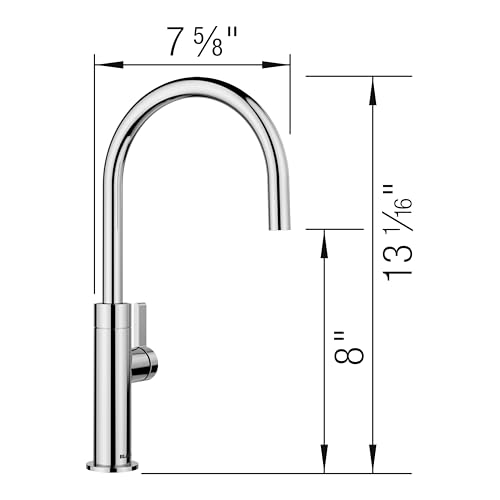 Blanco Culina Beverage Faucet 1.5 GPM in Chrome - 527490