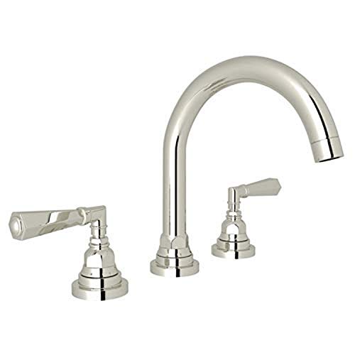Rohl San Giovanni Widespread Lavatory Faucet With C-Spout in Polished Nickel - A2328LMPN-2