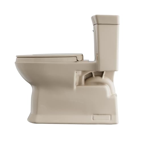 Toto Soiree One Piece Elongated Universal Height Toilet with CEFIONTECT 1.28 GPF with SS124 SoftClose Seat in Bone