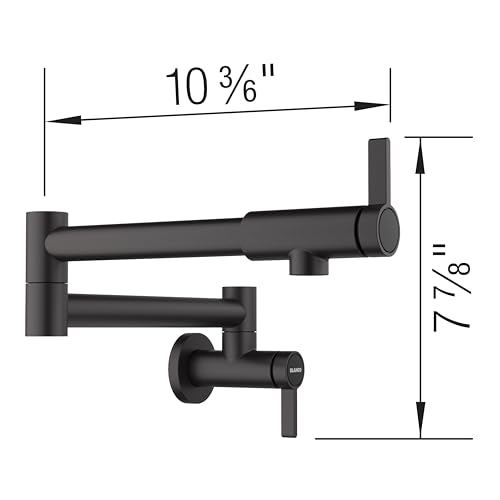 Blanco Culina Potfiller Faucet 1.5 GPM in Matte Black - 527486