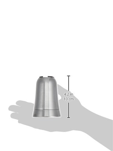 Arctic stainless steel valve sleeve with tapered cone shape and measurement indicating 4.2 inches height.