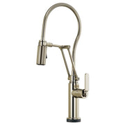 Brizo Litze SmartTouch Articulating Kitchen Faucet with Finished Hose