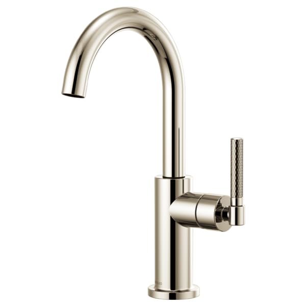 Brizo Litze Bar Faucet with Arc Spout & Knurled Handle Kit