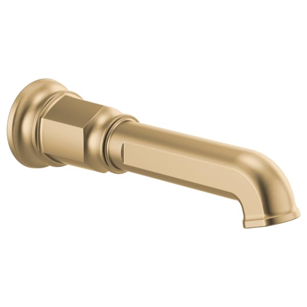 Brizo RP100328GL Invari Non-Diverter Tub Spout: Luxe Gold