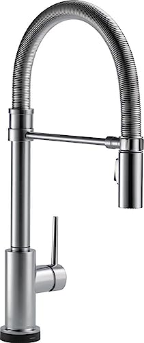 Delta Trinsic Single-Handle Pull-Down Spring Kitchen Faucet with Touch2O Technology