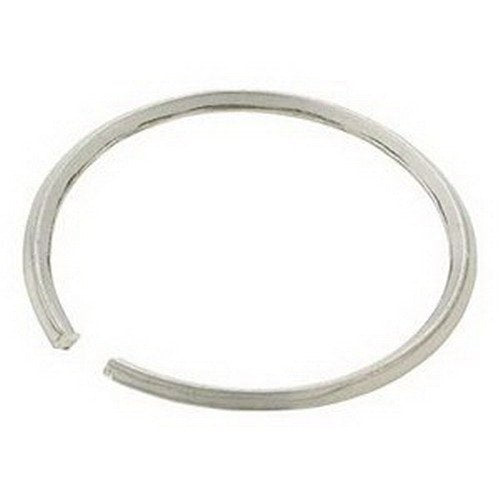 Metal locking ring with 1-1/2" diameter and split opening for installation.