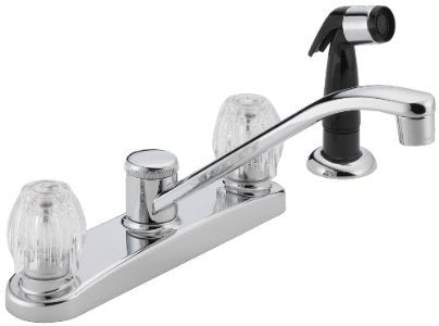 Peerless Core P225LF Two Handle Kitchen Faucet in Chrome Finish