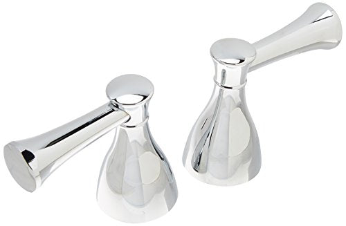 Delta Lockwood H640 Metal Lever Handle Set - Roman Tub in Chrome Finish