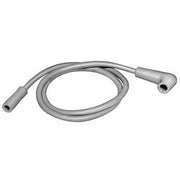 Gray ignition cable assembly with metal connectors on both ends, approximately 25 inches long.