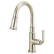 Brizo Rook Single Hole Bathroom Faucet with High Arc Spout in Polished Nickel - 63974LF-PN