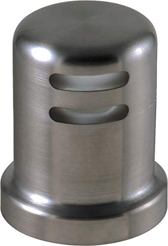 Stainless steel cylindrical air gap with two horizontal slots and dome top.