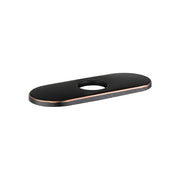 Hansgrohe 14018921 C Accessories Base Plate for Traditional Single-Hole Faucets, 6" in Rubbed Bronze