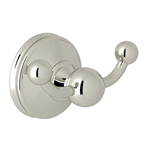 Rohl Georgian Era Double Robe Hook in Polished Nickel - U.6622PN
