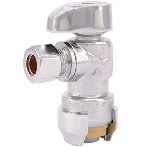Sharkbite 1/2" x 3/8" Comp Angle Stop (Lead Free) - 23036-0000LF