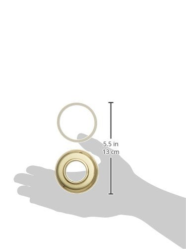 Delta RP23094PB Handle Base w/ Gasket - Roman Tub in Polished Brass Finish