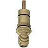 Grohe thermo-element cartridge with brass body and male threaded connection, 1/2" size.