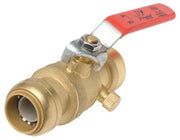 Sharkbite 1/2" Ball Valve with Drain (Lead Free) - 22304-0000LF