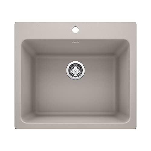 Blanco Dual Mount Laundry Sink in Concrete Gray - 442762