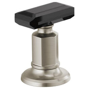 Brizo Invari Widespread Lavatory Black Crystal Knob Handle Kit