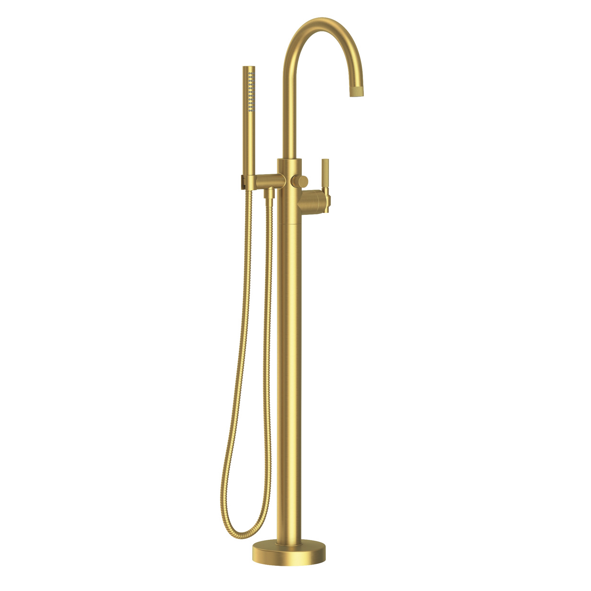 Newport Brass Muncy Floor Mounted Single Hole Tub Filler with Hand Shower