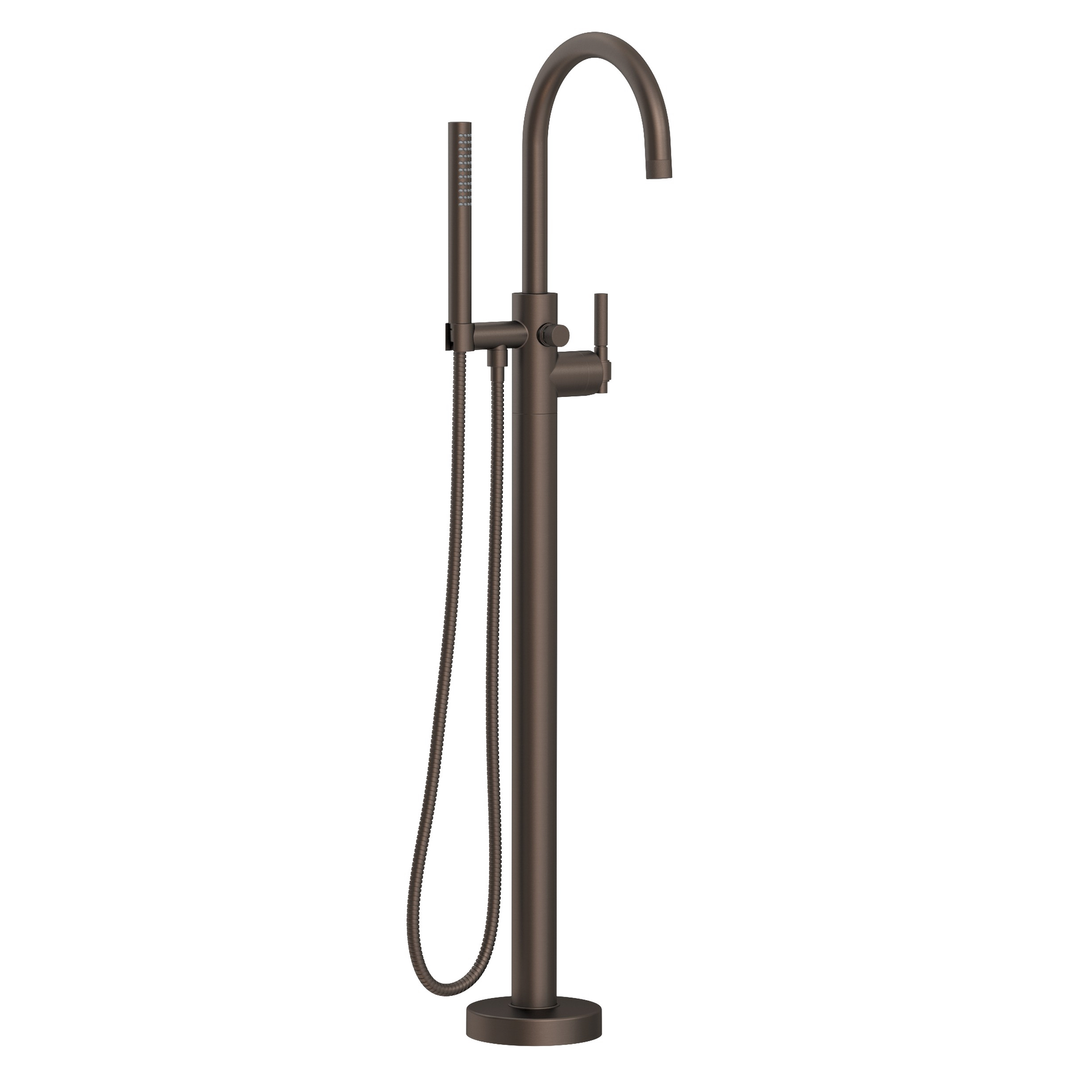 Newport Brass Muncy Floor Mounted Single Hole Tub Filler with Hand Shower