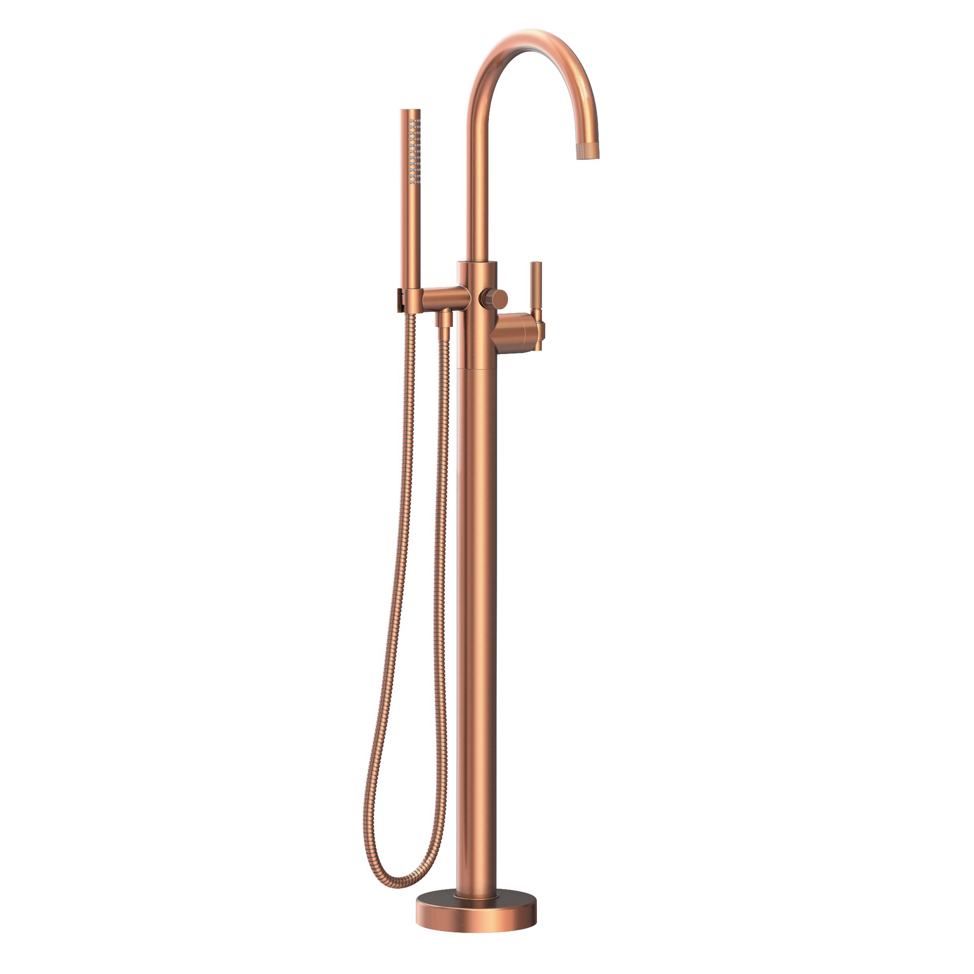 Newport Brass Muncy Floor Mounted Single Hole Tub Filler with Hand Shower