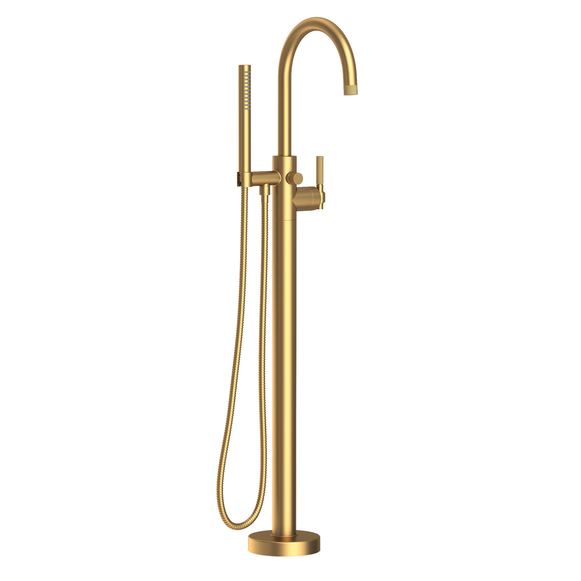 Newport Brass Muncy Floor Mounted Single Hole Tub Filler with Hand Shower