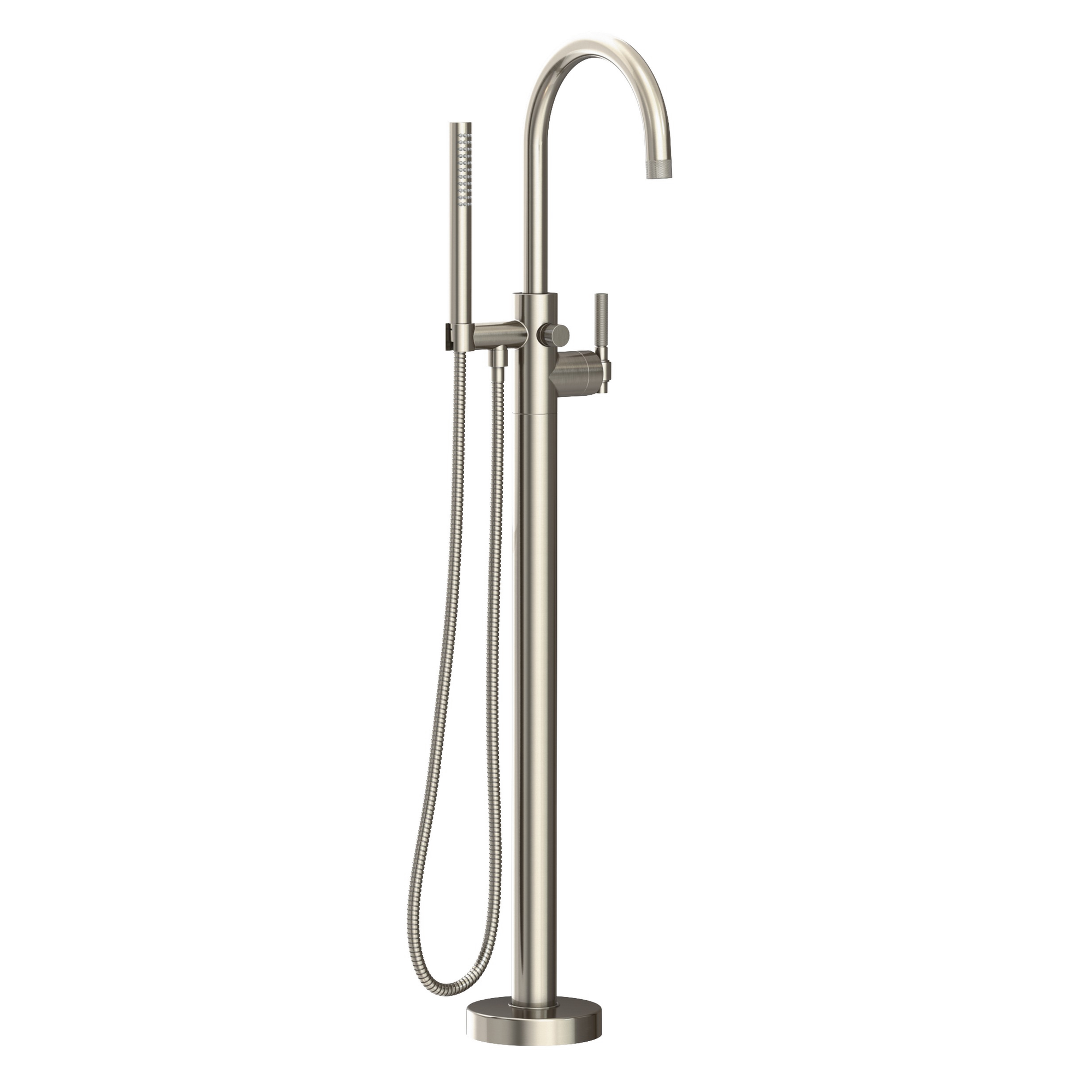 Newport Brass Muncy Floor Mounted Single Hole Tub Filler with Hand Shower