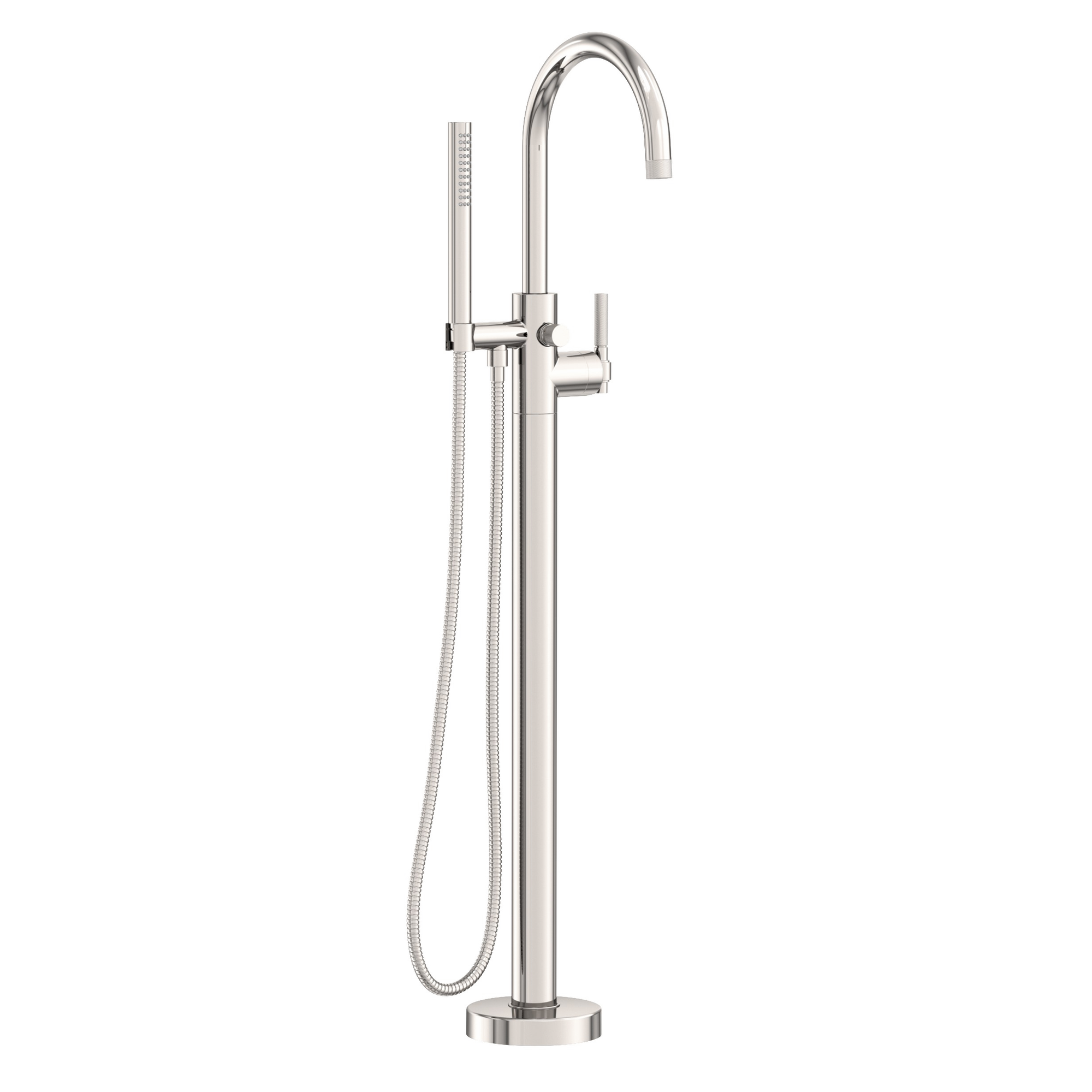 Newport Brass Muncy Floor Mounted Single Hole Tub Filler with Hand Shower