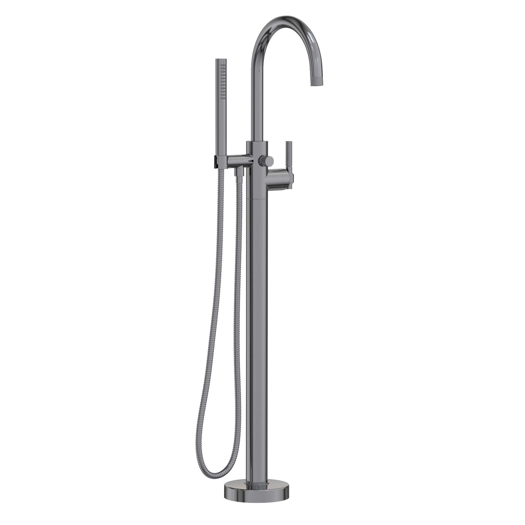 Newport Brass Muncy Floor Mounted Single Hole Tub Filler with Hand Shower