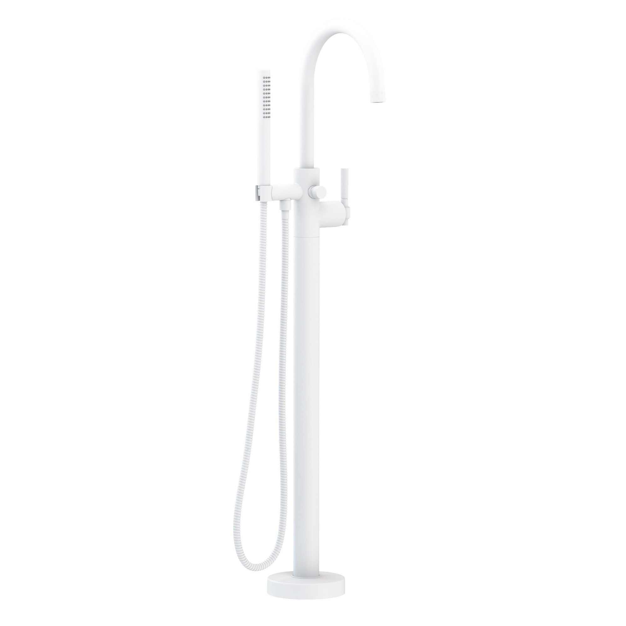 Newport Brass Muncy Floor Mounted Single Hole Tub Filler with Hand Shower