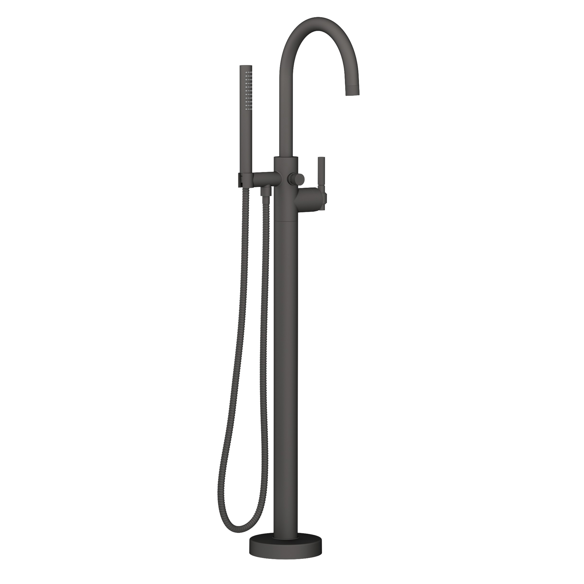 Newport Brass Muncy Floor Mounted Single Hole Tub Filler with Hand Shower