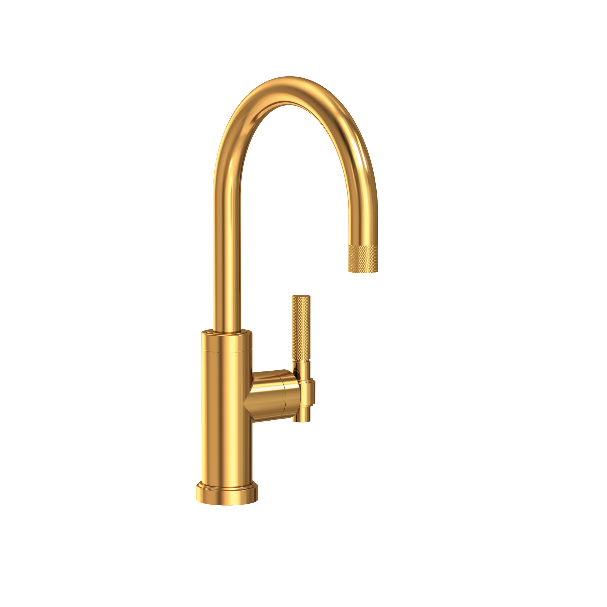 Newport Brass Muncy 1.8 GPM Single Hole Pull Down Knurled Bar & Prep Faucet