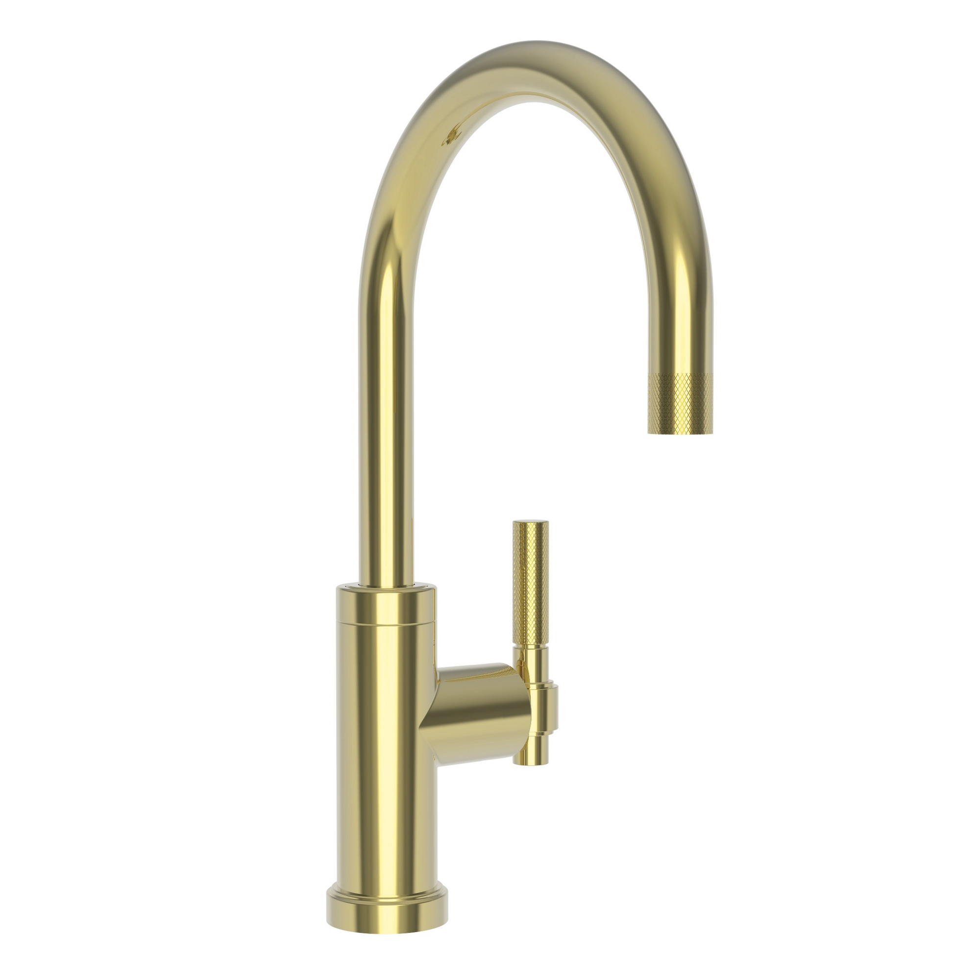 Newport Brass Muncy 1.8 GPM Single Hole Pull Down Knurled Bar & Prep Faucet