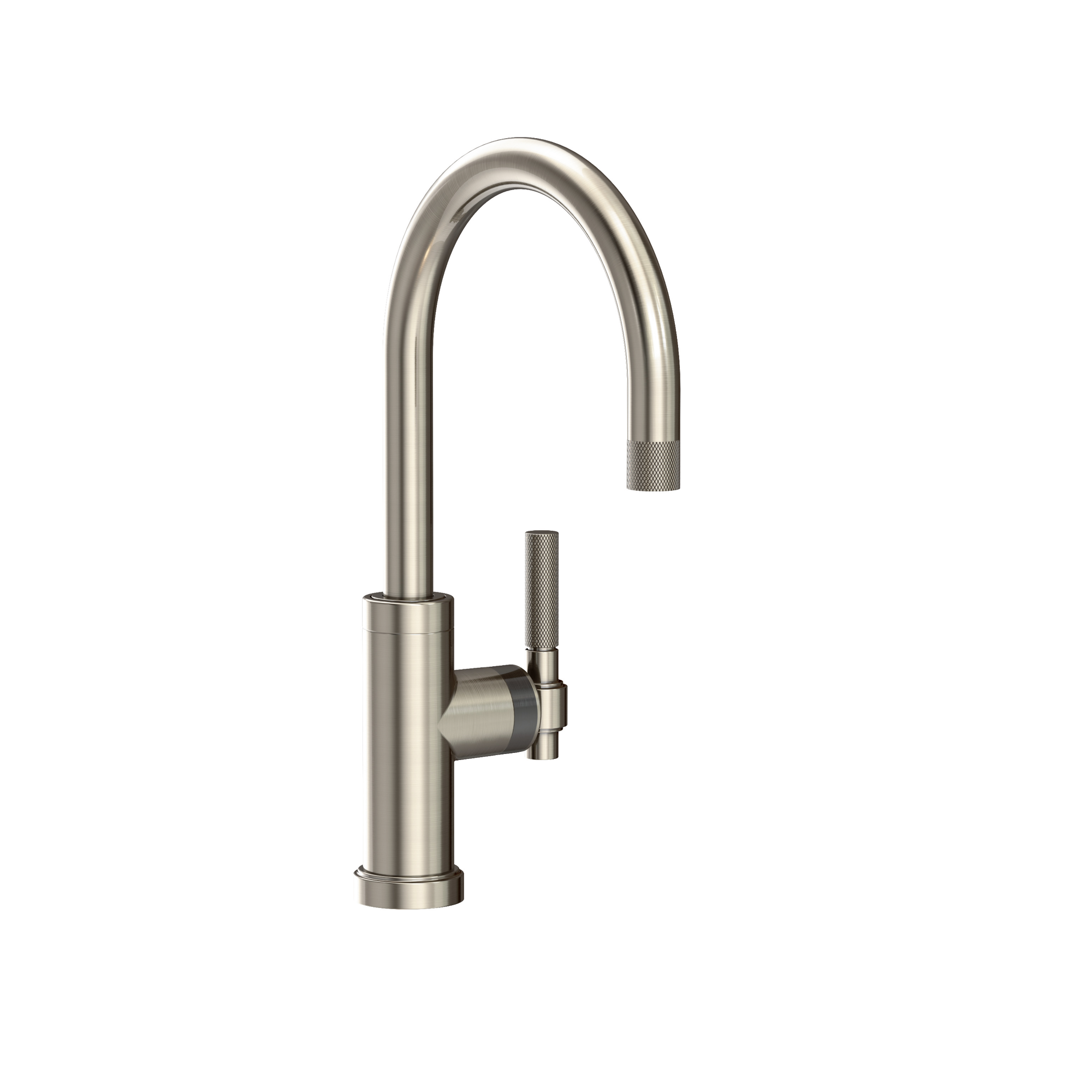 Newport Brass Muncy 1.8 GPM Single Hole Pull Down Knurled Bar & Prep Faucet