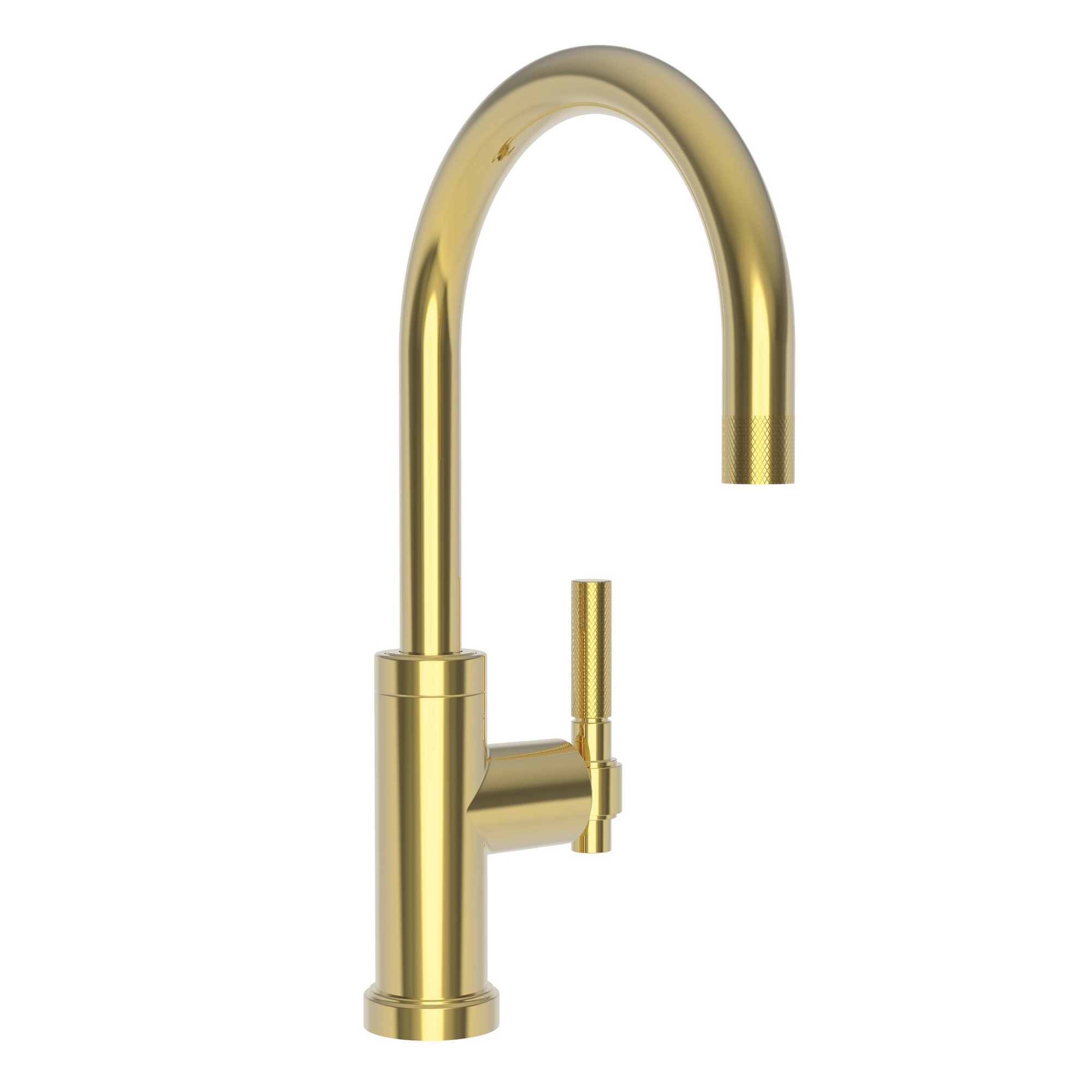 Newport Brass Muncy 1.8 GPM Single Hole Pull Down Knurled Bar & Prep Faucet