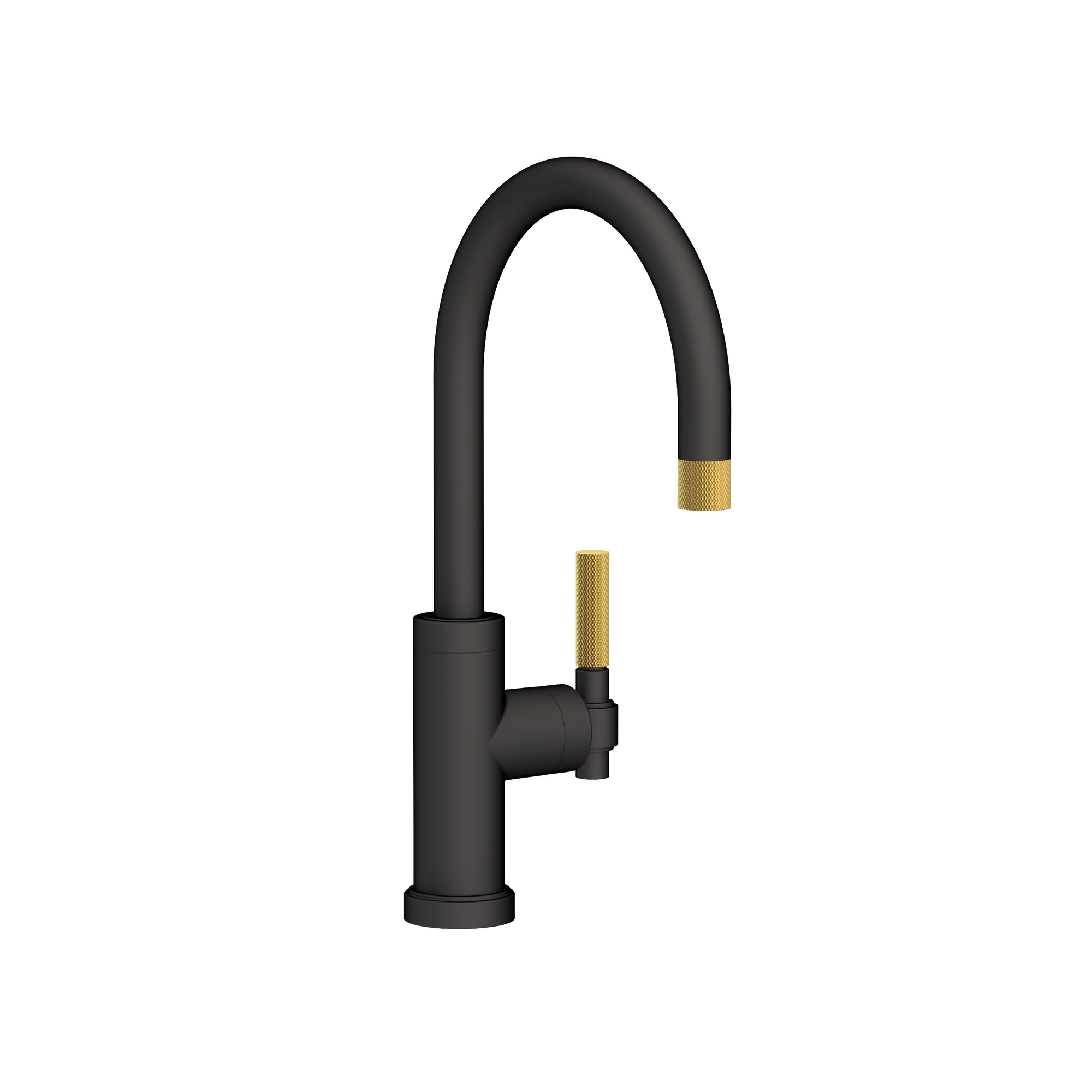 Newport Brass Muncy 1.8 GPM Single Hole Pull Down Knurled Bar & Prep Faucet