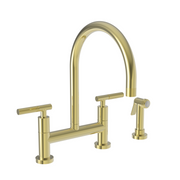 Newport Brass Muncy 1.8 GPM Widespread Bridge Kitchen Faucet & Side Spray