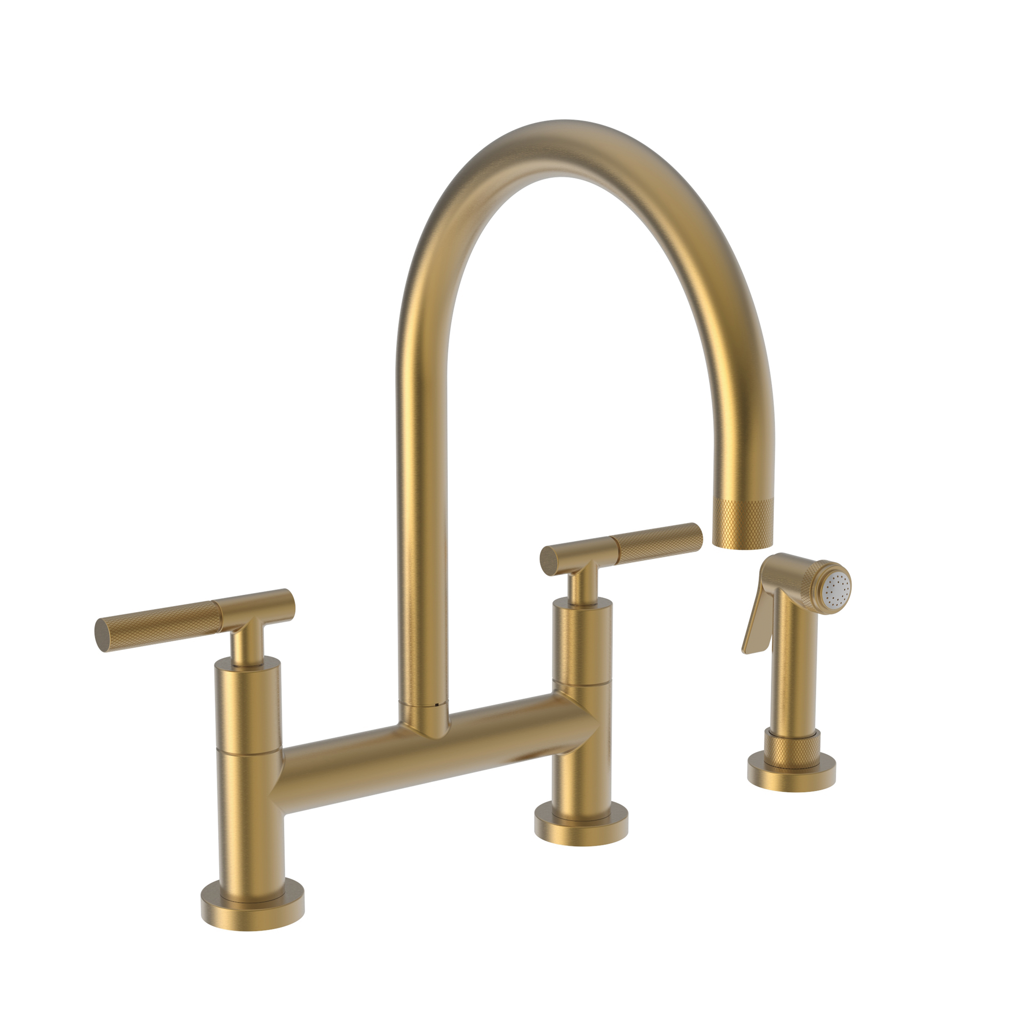 Newport Brass Muncy 1.8 GPM Widespread Bridge Kitchen Faucet & Side Spray